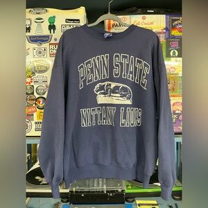 VINTAGE PENN STATE NITTANY LIONS GRAPHIC CREW NECK SWEATSHIRT